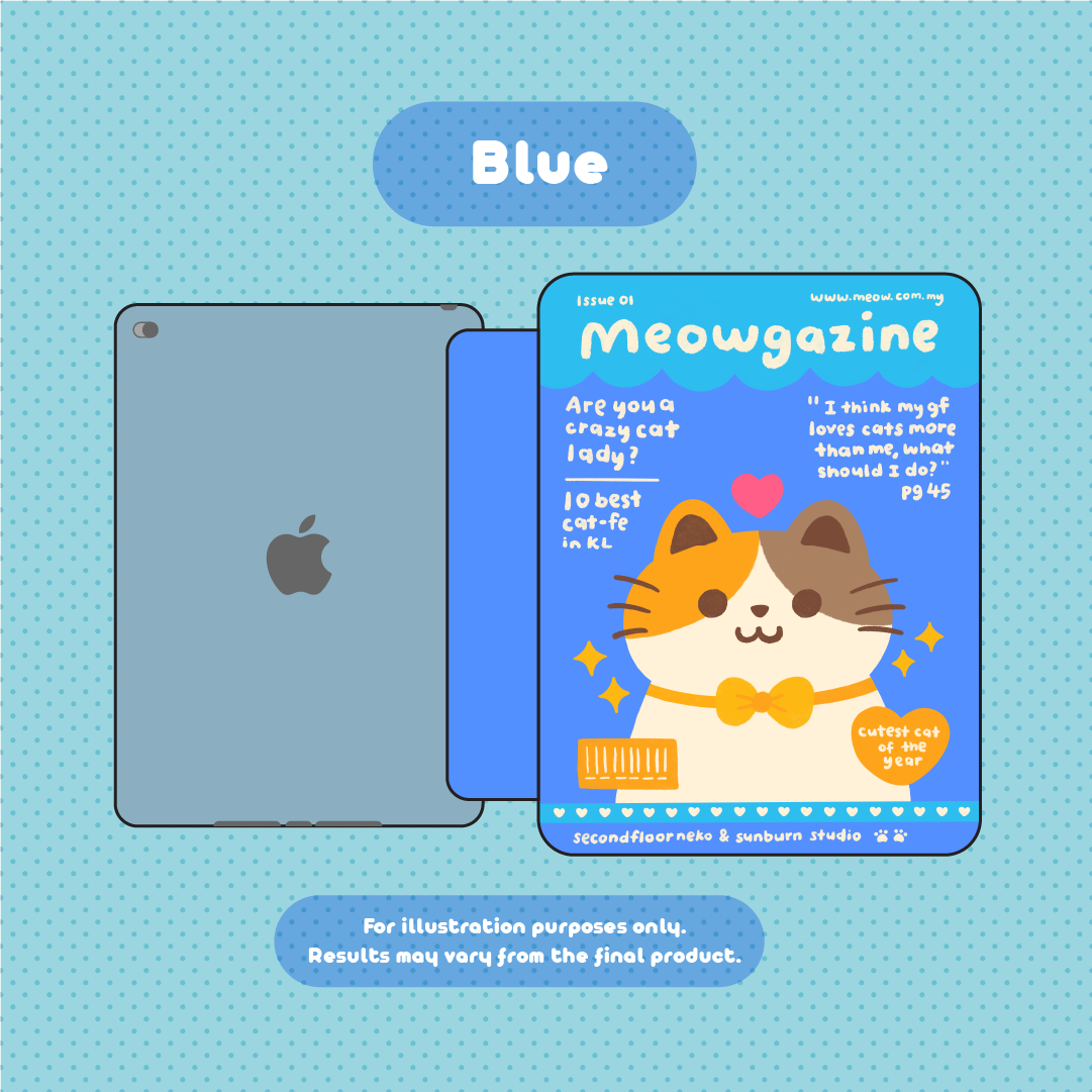 Meowgazine iPad Case [PREORDER: EST SHIPPING 15TH NOV]