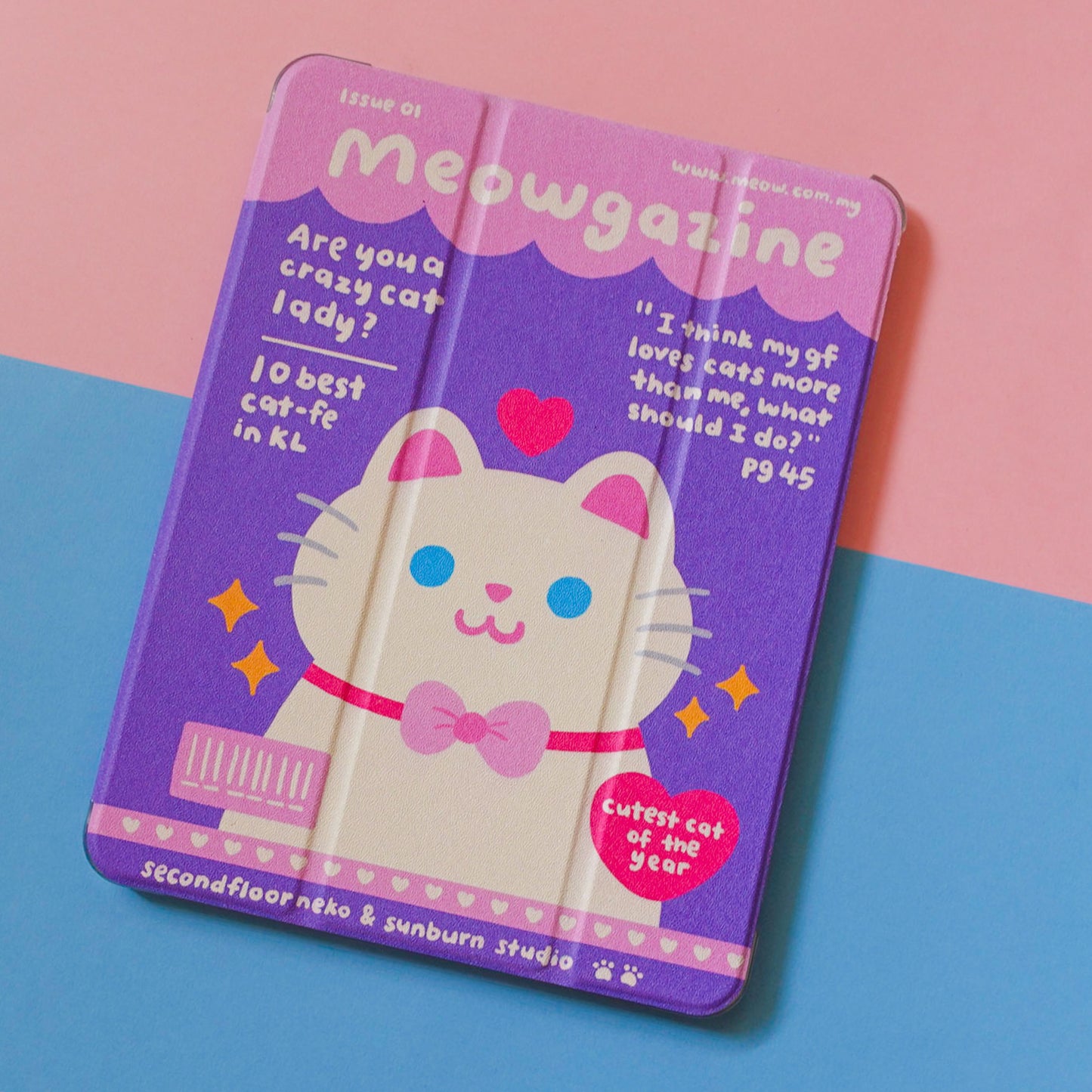 Meowgazine iPad Case [PREORDER: EST SHIPPING 15TH NOV]