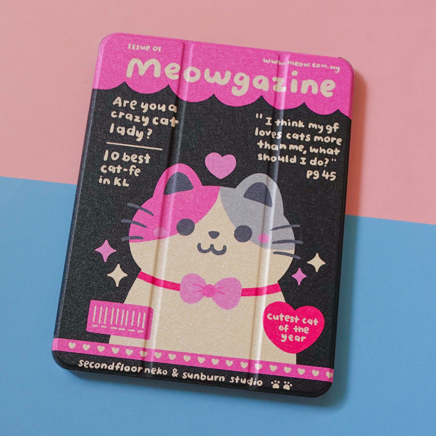 Meowgazine iPad Case [PREORDER: EST SHIPPING 15TH NOV]