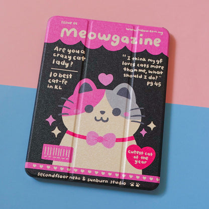 Meowgazine iPad Case [PREORDER: EST SHIPPING 15TH NOV]