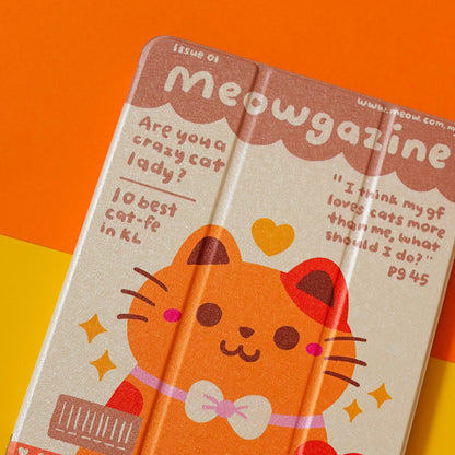 Meowgazine iPad Case [PREORDER: EST SHIPPING 15TH NOV]