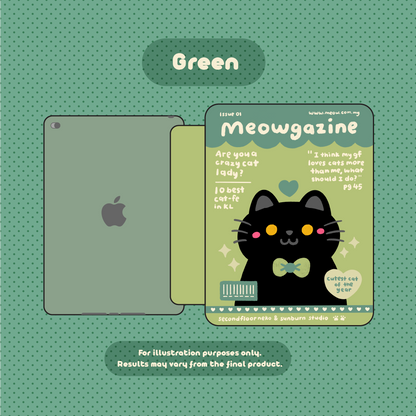 Meowgazine iPad Case [PREORDER: EST SHIPPING 15TH NOV]