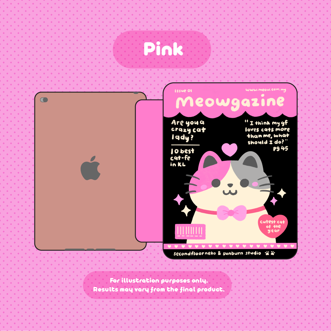 Meowgazine iPad Case [PREORDER: EST SHIPPING 15TH NOV]