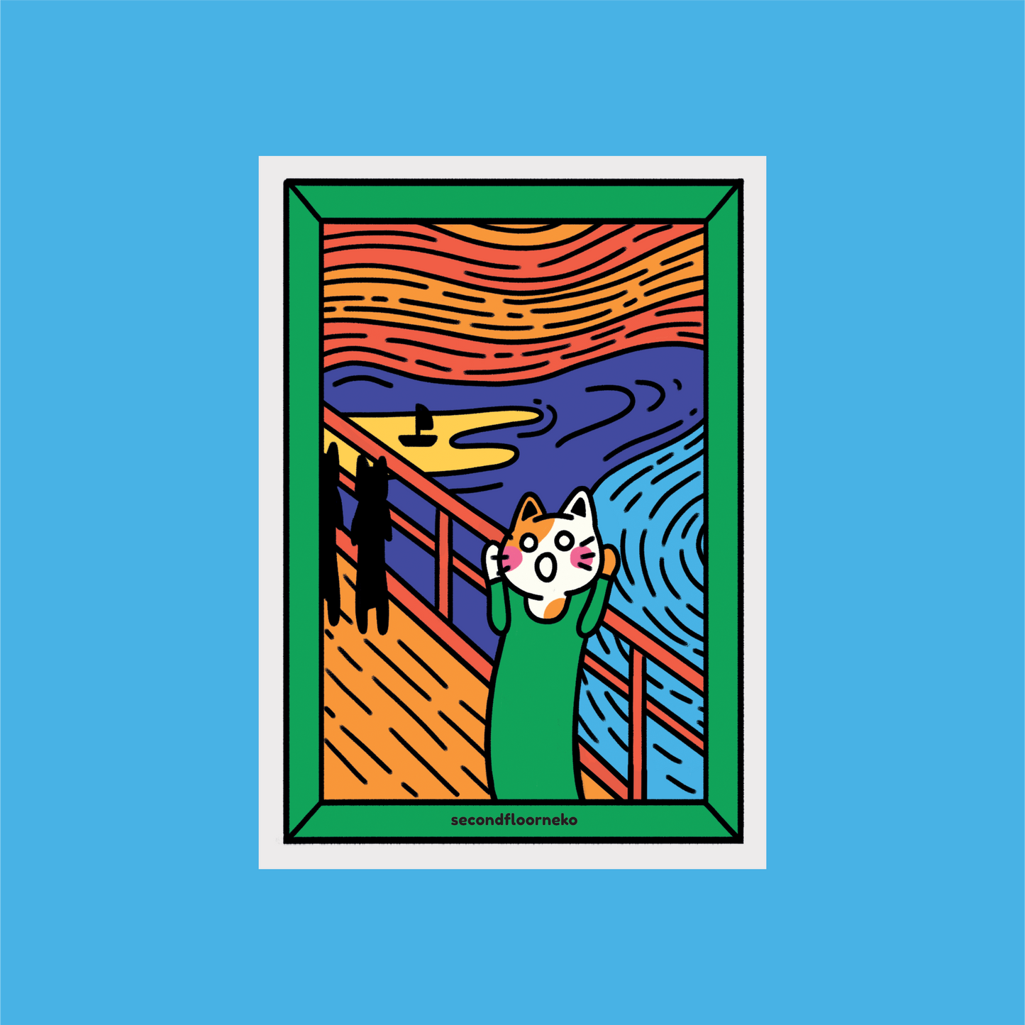 The scream A4 print